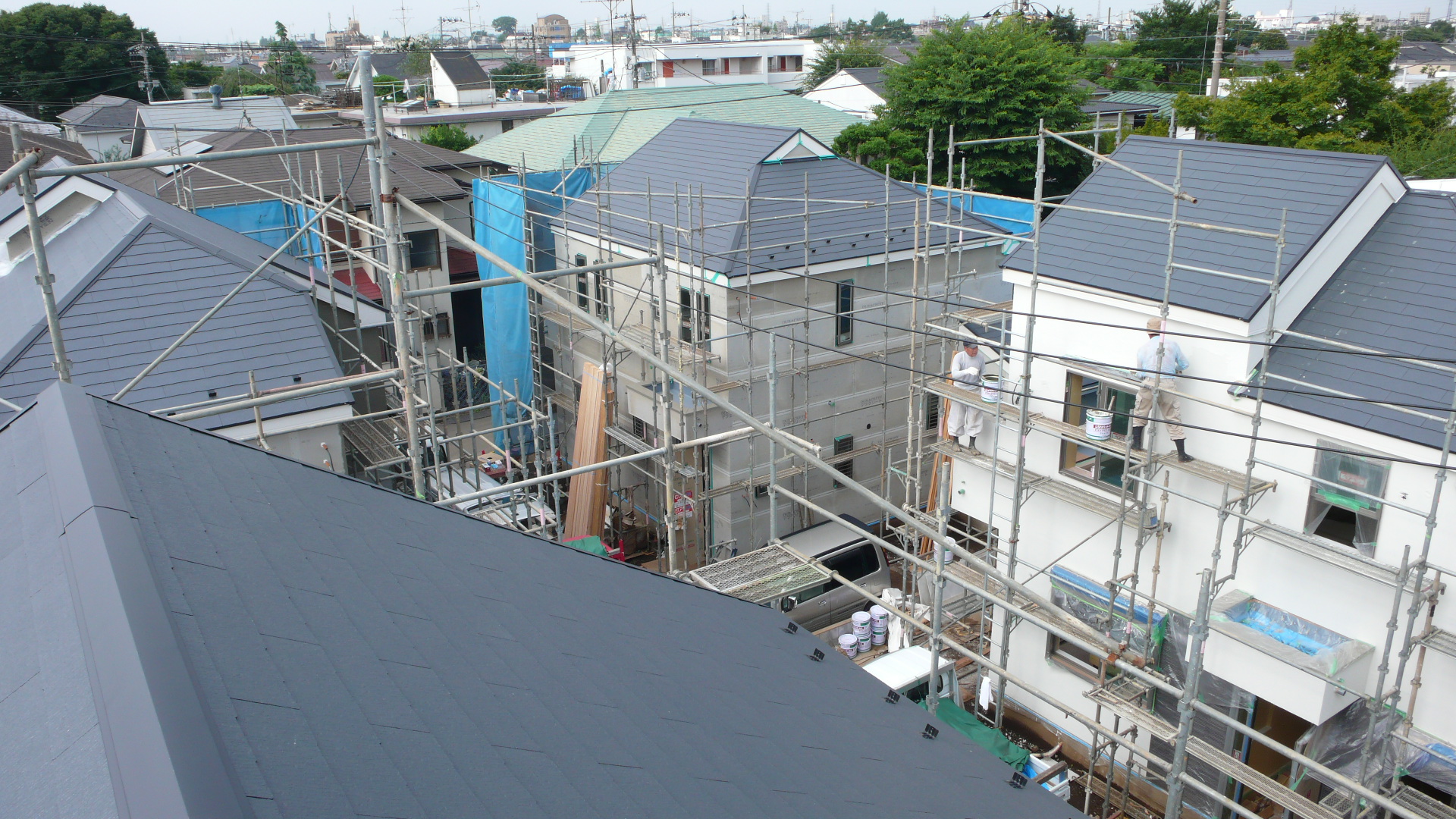 夏の日のジョリパット Blog 熟練の技術でスイス漆喰の塗り壁を施工する東京 葛飾の左官工事会社 八幡工業