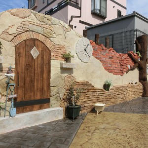 さまざまなモルタル造形