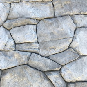 石積み調のモルタル擬石